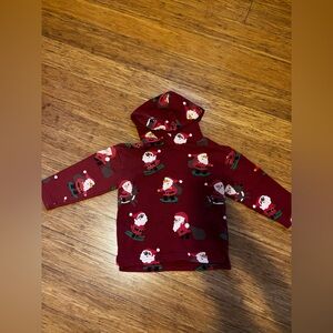 H&M Kids Santa Print Hoodie - Red